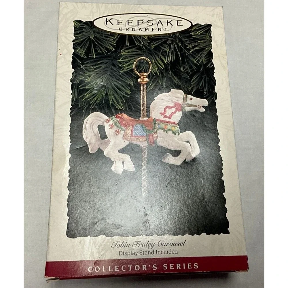 Tobin Fraley Carousel Christmas ornament, new never used 1993 model by Hallmark